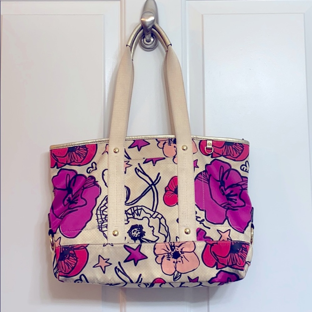 Coach Poppy Floral Purse